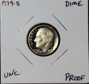 lot 60 image: 1979 S Roosevelt Dime Proof