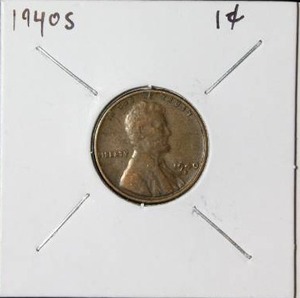 lot 65 image: Rare 1940 S Wheat Cent