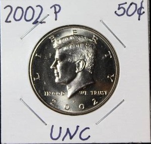 lot 69 image: 2002 P Kennedy Half Dollar