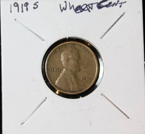 lot 76 image: 1919 S Lincoln Wheat Cent