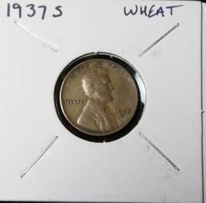 lot 87 image: 1937 S Lincoln Wheat Cent