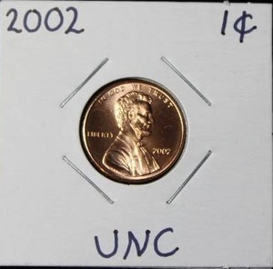 lot 114 image: 2002 Lincoln Memorial Cent