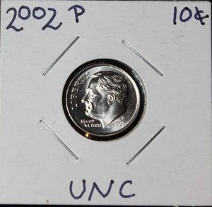 lot 115 image: 2002 P Roosevelt Dime