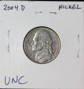 lot 117 image: 2004 D Keelboat Nickel