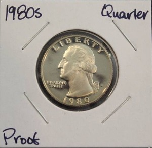 lot 149 image: 1980 S Washington Quarter Proof