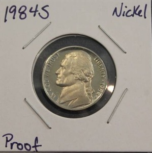 lot 154 image: 1984 S Jefferson Nickel Proof