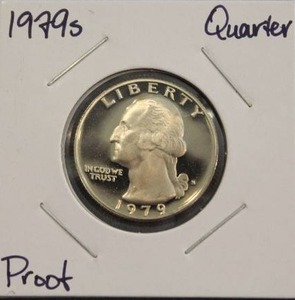 lot 160 image: 1979 S Washington Quarter Proof