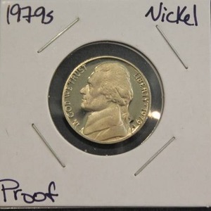 lot 291 image: 1979 S Jefferson Nickel Proof