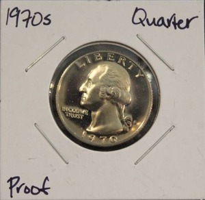 lot 297 image: 1970 S Washington Quarter Proof