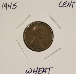 lot 304 image: 1945 Wheat Cent