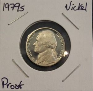 lot 307 image: 1979 S Jefferson Nickel Proof