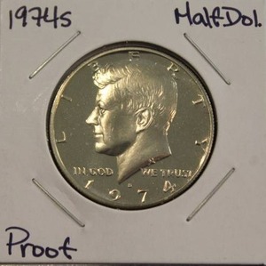 lot 309 image: 1974 S Kennedy Half Dollar