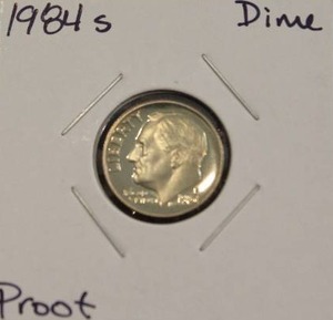 lot 311 image: 1984 S Roosevelt Dime Proof