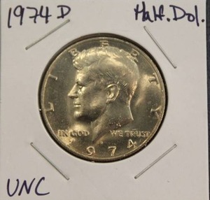 lot 313 image: 1974 D Kennedy Half Dollar