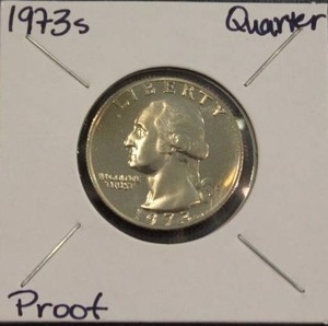 lot 319 image: 1973 S Washington Quarter Proof