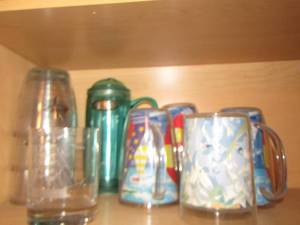 lot 740 image: sailboat - duck design drinking cups