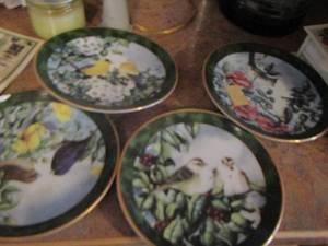 lot 742 image: Brenda Harris bird plates- coffee cup