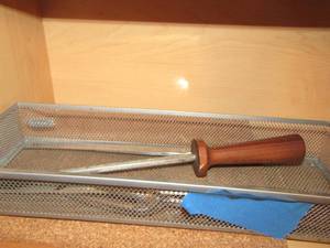 lot 754 image: stainless carving piece set 4 pcs set