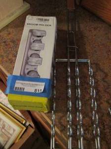 lot 815 image: hot dog roaster - broom holder