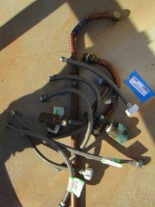 lot 906 image: Copper plumbing pieces- female shut off valve - faucet hook ups