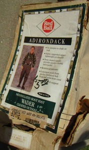 lot 931 image: Red ball Adirondack boot- foot wader size large