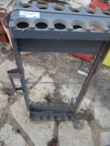 lot 992 image: fishing pole holder, holds 12 poles