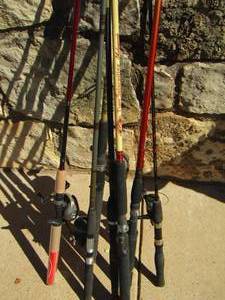 lot 1021 image: SHAKESPHERE   Tournament poles and reels