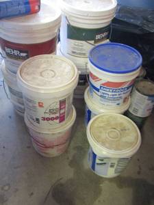 lot 898 image: Various paints- joint compound plus
