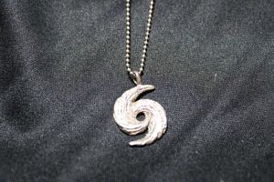 lot 33 image: Signed Sterling Silver Leticia Gonzales (Lety G) pendant ball bead necklace. 18L. Marked Lety G 925 on reverse and 925 on lobster clasp.6.4 gr approx