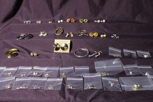 lot 292 image: (20) Pairs of poststud fashion earrings, matched sets