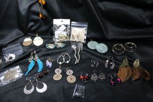 lot 297 image: (20) Pairs of French ear wire fashion earrings, matched sets