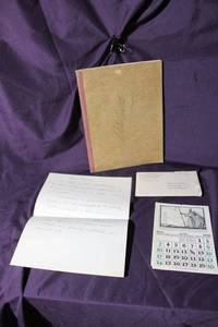 lot 161 image: Field notes from the 1930s
