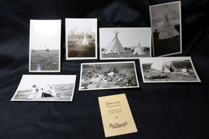 lot 169 image: Vintage Indian or Native American Photos.