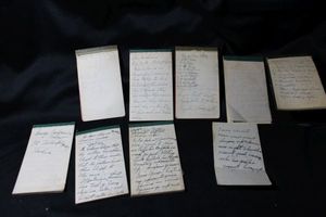 lot 180 image: Field notes and Indian stories from 1930s