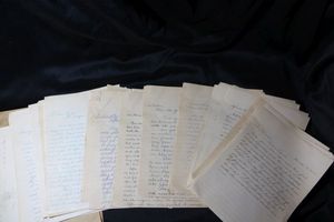 lot 184 image: Handwritten notes with Indian Stories