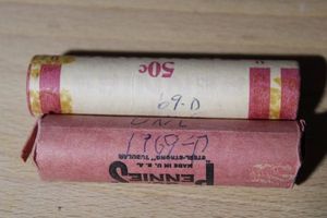 lot 199 image: (2) Rolls Uncirculated Pennies from 1969D