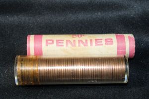 lot 435 image: Coins Pennies