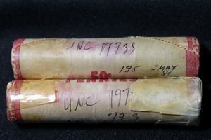 lot 442 image: Coins Pennies