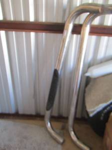 lot 15 image: Steel side step rails qty 2 fits ford pick up
