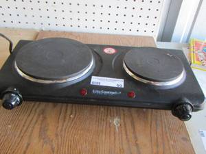 lot 60 image: Elite gormet electric 2 pot burner