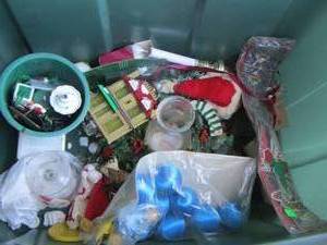 lot 163 image: Santa 2ft tall with electric plug, misc. Christmas dcor