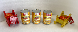 lot 10 image: Lot of 5 - New European Chocolate Filled With Hazelnut Cream  Libbys 100% Pure Pumpkin - As Shown