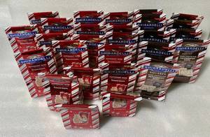 lot 49 image: Lot of 27 - New Ghirardelli Chocolate Squares & Peppermint Bark Snowmen - As Shown