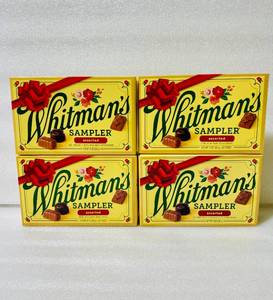 lot 51 image: Lot of 4 - New Whitmans Assorted Chocolates Holiday Sampler, 10 Ounce (88 Pieces Total) - As Shown
