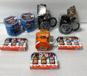 lot 52 image: Lot of 8 - New Kinder Milk Chocolate & Minute Mug Cake Mix - As Shown
