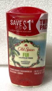 lot 148 image: New Old Spice Antiperspirant & Deodorant Fiji with Palm Tree, Twin pack, 2 X 2.6 Oz, 2 Pack