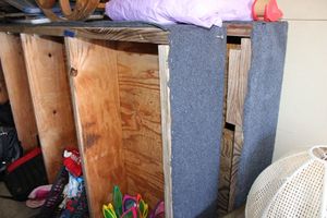 lot 41 image: Pair of carpeted platforms - 12x4
