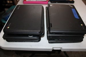 lot 113 image: ThinkPads and Chromebooks
