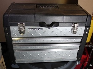 lot 8 image: Stack-On Tool Box with Contents
