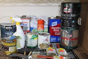 lot 38 image: Paint and Chemicals See Photos